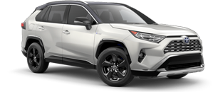 New 2020 Toyota RAV4 Hybrid XSE SUV trim at Falmouth Toyota, Bourne, MA - Cape Cod Toyota Dealership