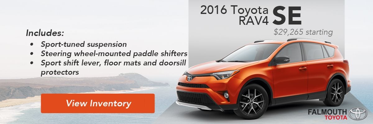 2016 Toyota RAV4 SE Trim Comparison Guide - Falmouth Toyota, Bourne MA - Cape Cod