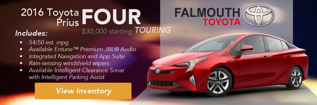 2016 Toyota Prius Four Touring Trim Comparison Guide - Falmouth Toyota, Bourne MA - Cape Cod