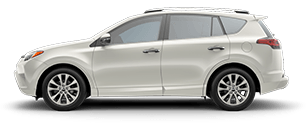 New 2017 Toyota RAV4 Platinum SUV trim at Falmouth Toyota, Bourne, MA - Cape Cod Toyota Dealership