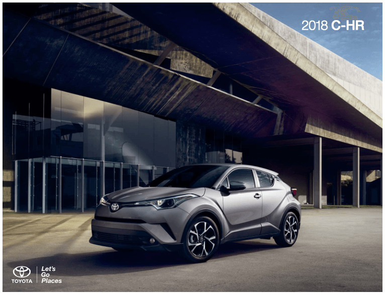 New 2018 Toyota C-HR Brochure at Falmouth Toyota Car Dealership - Bourne, MA - Serving Cape Cod, Hyannis, Plymouth, MA