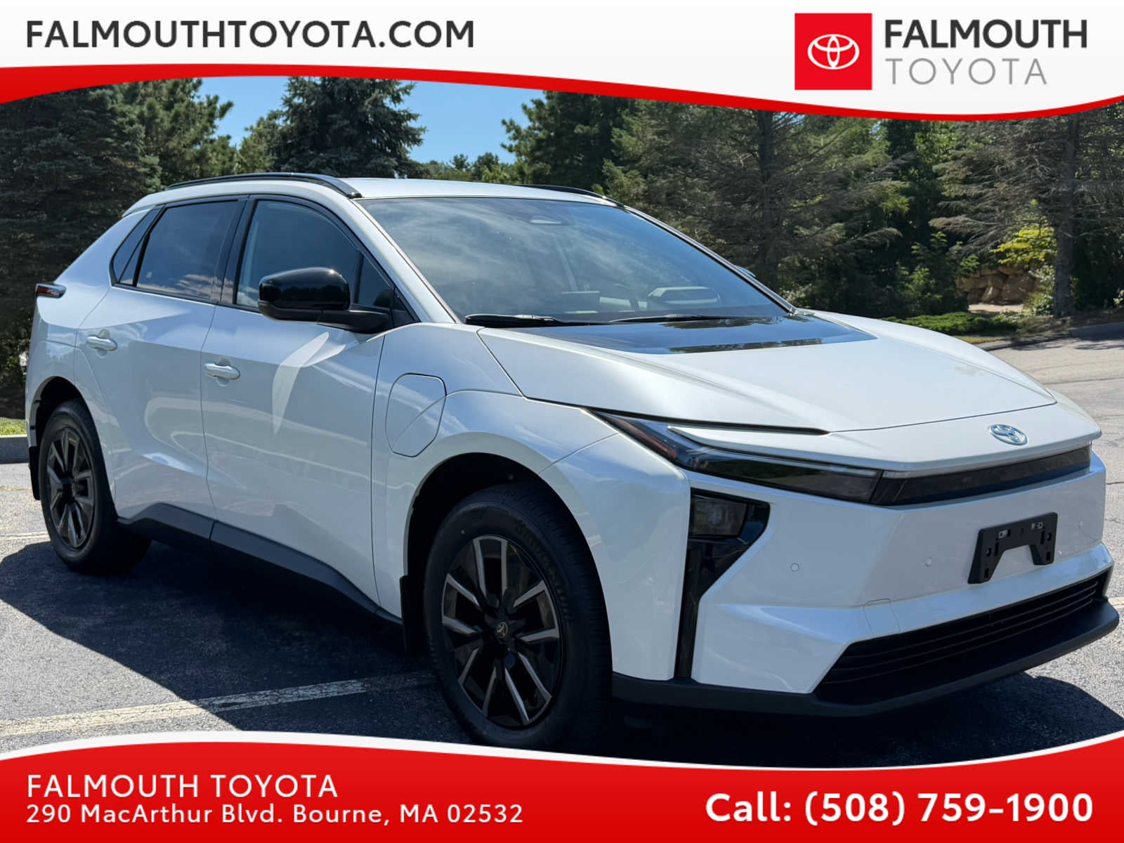 New 2026 Toyota bZ XLE AWD Lease Special at Falmouth Toyota - Bourne, MA - Cape Cod Dealership