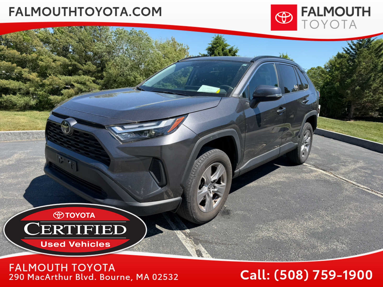 Certified Pre-Owned 2023 Toyota RAV4 XLE AWD SUV - Falmouth Toyota of Bourne, MA - Cape Cod