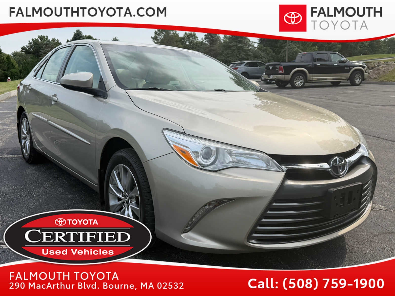 Certified Pre-Owned 2017 Toyota Camry XLE - Falmouth Toyota of Bourne, MA - Cape Cod