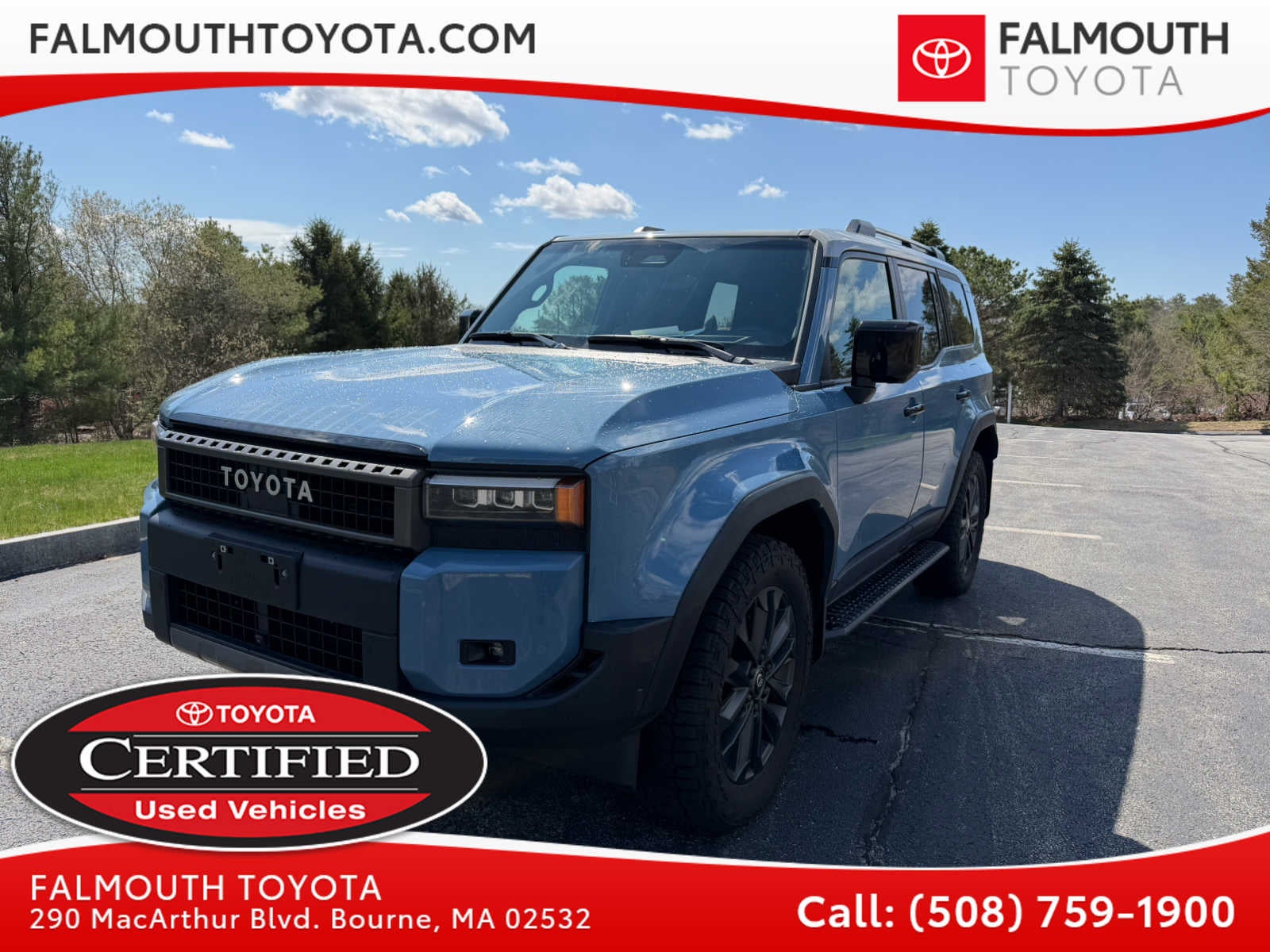 Certified Pre-Owned 2025 Toyota Land Cruiser 4x4 - Falmouth Toyota of Bourne, MA - Cape Cod
