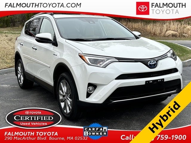 Certified Pre-Owned 2018 Toyota RAV4 Hybrid Limited AWD - Falmouth Toyota of Bourne, MA - Cape Cod