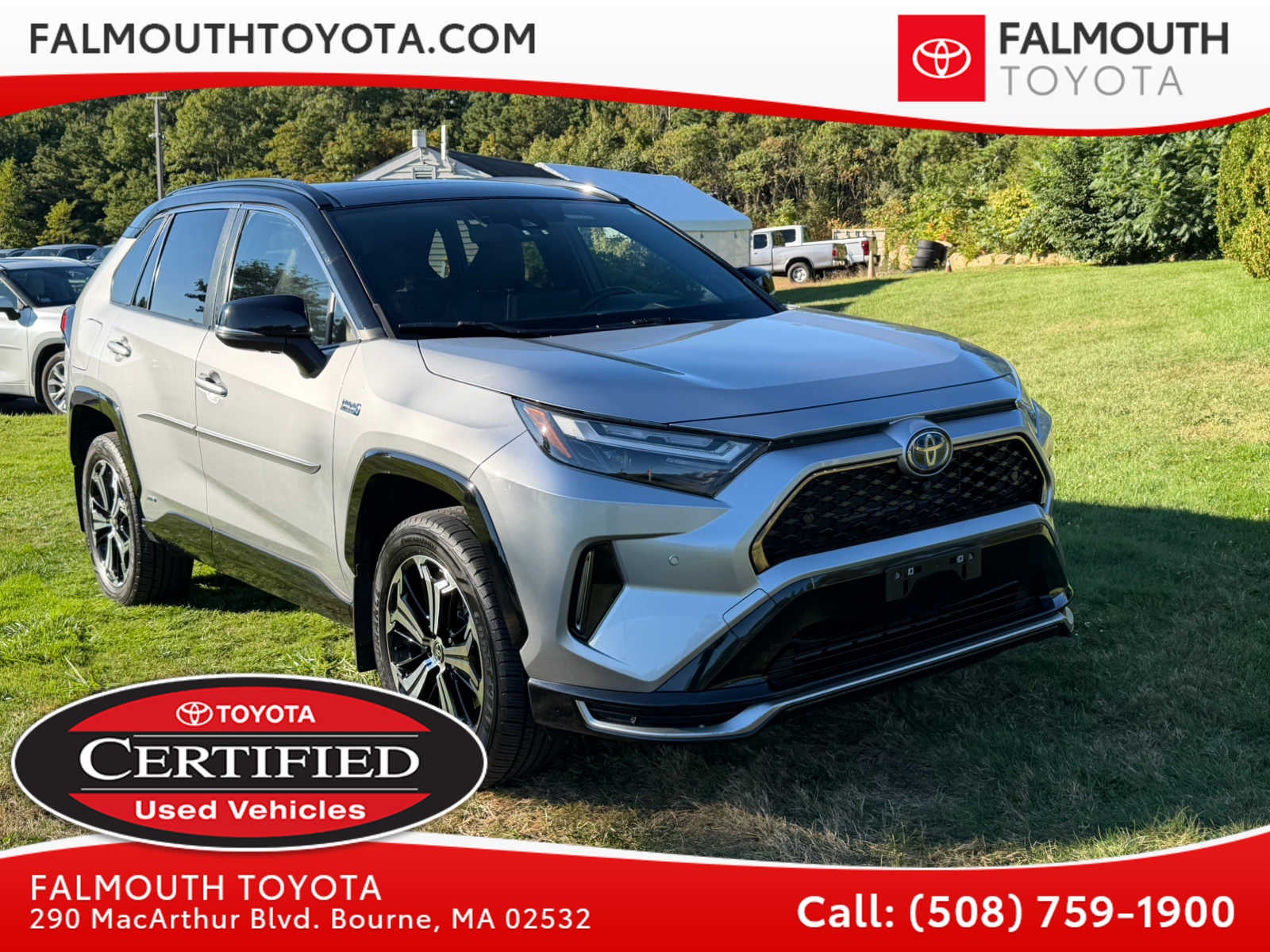 Certified Pre-Owned 2022 Toyota RAV4 Prime XSE AWD SUV - Falmouth Toyota of Bourne, MA - Cape Cod