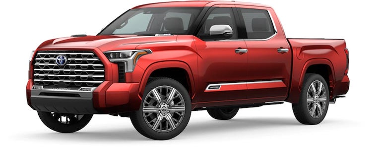 2022 Toyota Tundra Capstone in Supersonic Red | Falmouth Toyota in Bourne MA