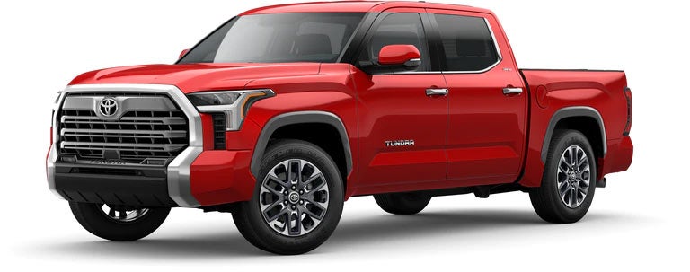 2022 Toyota Tundra Limited in Supersonic Red | Falmouth Toyota in Bourne MA