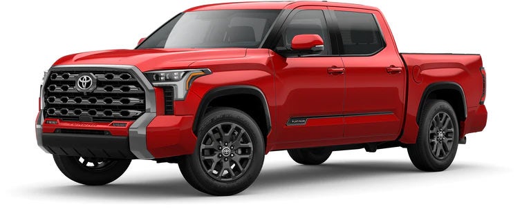 2022 Toyota Tundra in Platinum Supersonic Red | Falmouth Toyota in Bourne MA