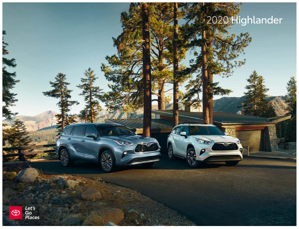 New 2020 Toyota Highlander Brochure at Falmouth Toyota in Bourne, MA - Cape Cod Toyota Dealership