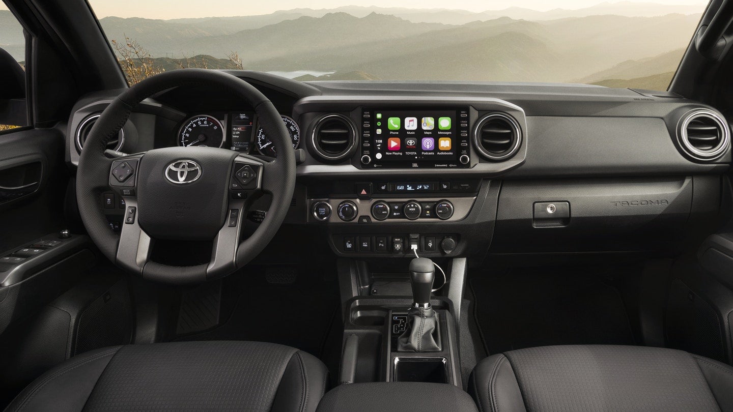 New 2020 Toyota Tacoma truck - Apple CarPlay Blind Spot Monitor - Falmouth Toyota of Bourne, MA - Serving Cape Cod, Hyannis, Plymouth MA