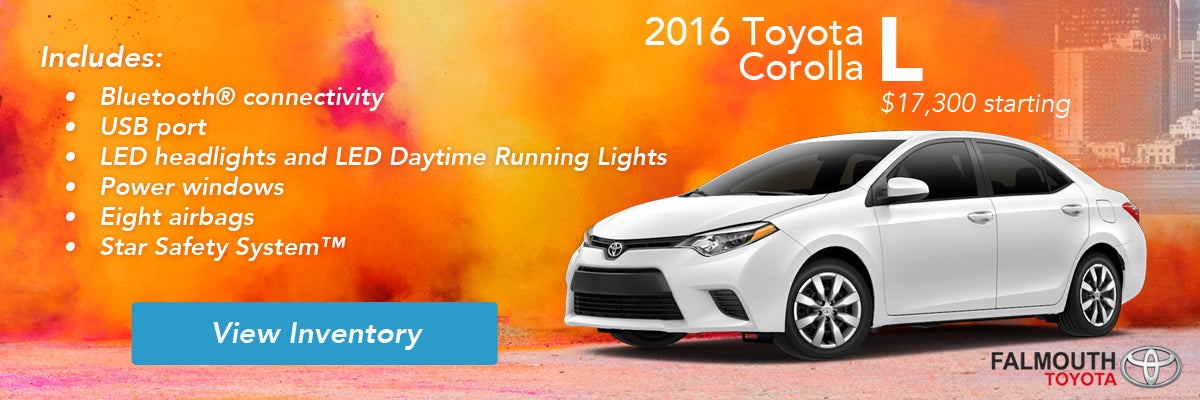 2016 Toyota Camry L Trim Comparison Guide - Falmouth Toyota, Bourne MA - Cape Cod