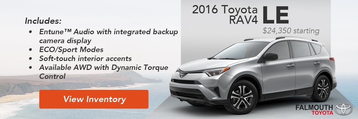 2016 Toyota RAV4 LE Trim Comparison Guide - Falmouth Toyota, Bourne MA - Cape Cod