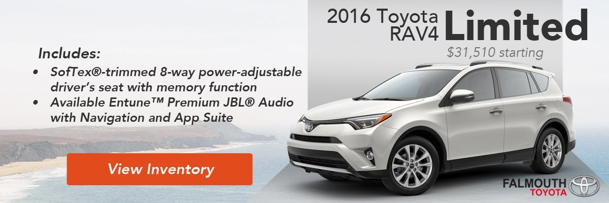 2016 Toyota RAV4 Limited Trim Comparison Guide - Falmouth Toyota, Bourne MA - Cape Cod