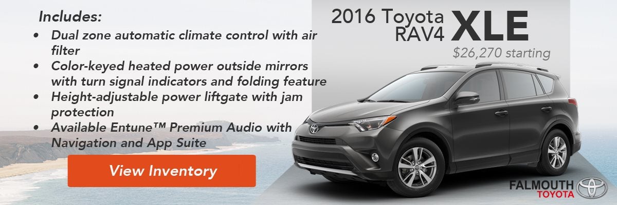 2016 Toyota RAV4 XLE Trim Comparison Guide - Falmouth Toyota, Bourne MA - Cape Cod