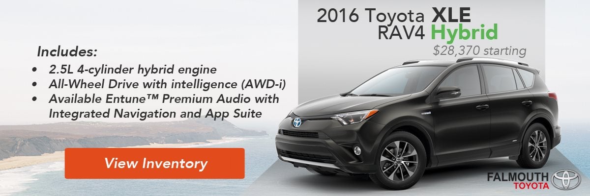 2016 Toyota RAV4 Hybrid XLE Trim Comparison Guide - Falmouth Toyota, Bourne MA - Cape Cod