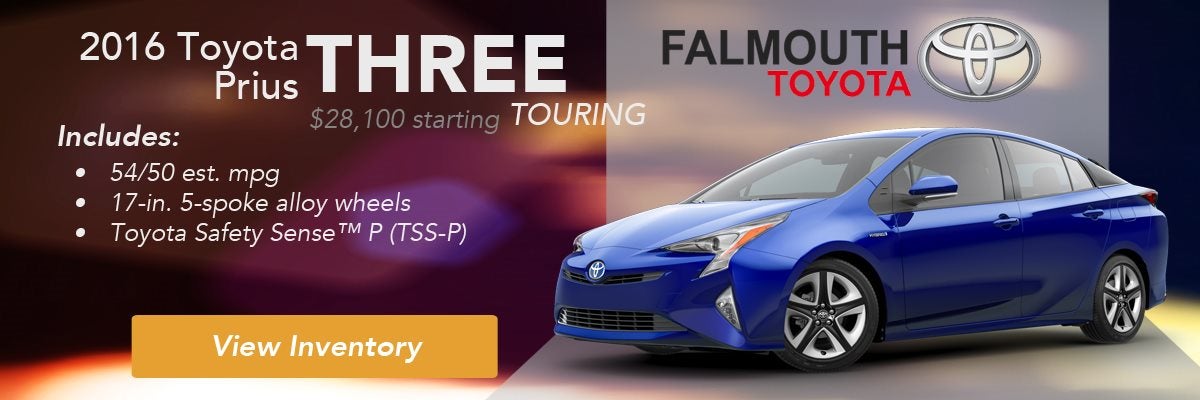 2016 Toyota Prius Three Touring Trim Comparison Guide - Falmouth Toyota, Bourne MA - Cape Cod
