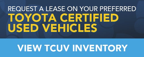 Toyota Certified Used Vehicle Car Lease Inventory at Falmouth Toyota Car Dealership, Bourne, MA - Serving Cape Cod, Hyannis, Plymouth, MA