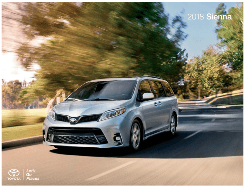 New 2018 Toyota Sienna Mini-Van trim at Falmouth Toyota, Bourne, MA - Cape Cod Toyota Dealership