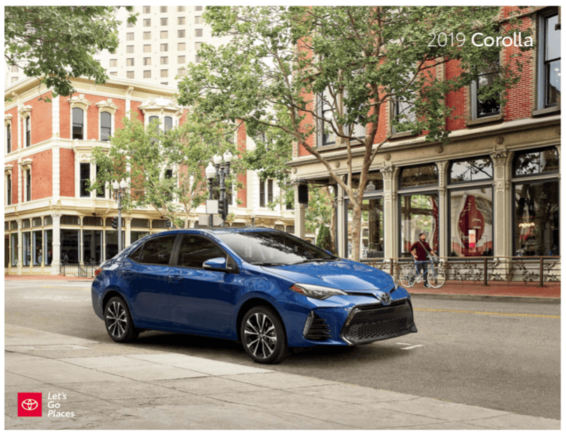 New 2019 Toyota Corolla trim at Falmouth Toyota, Bourne, MA - Cape Cod Toyota Dealership