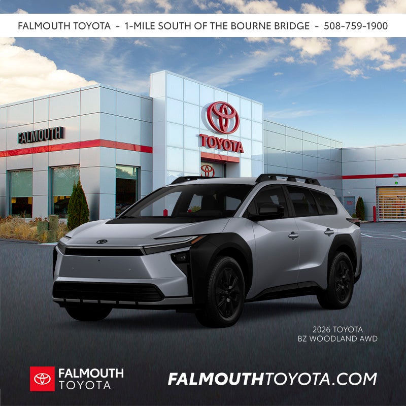 Falmouth Toyota Cape Cod Toyota bZ Electric Hatchback Dealership in Bourne, MA
