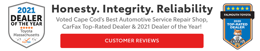 Falmouth Toyota Service Department - Honesty. Integrity. Responsability.