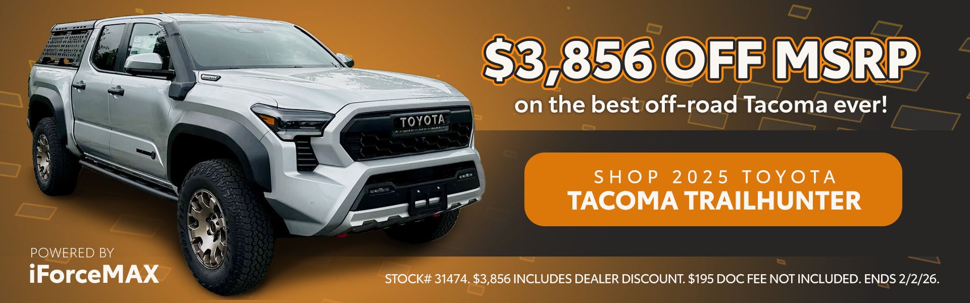 New 2025 Toyota Tacoma Trailhunter Hybrid Off-Road Truck