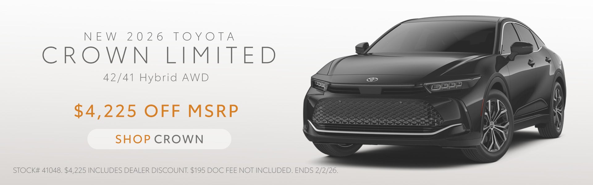 New 2026 Toyota Crown Hybrid AWD Sedan Sale Falmouth Toyota