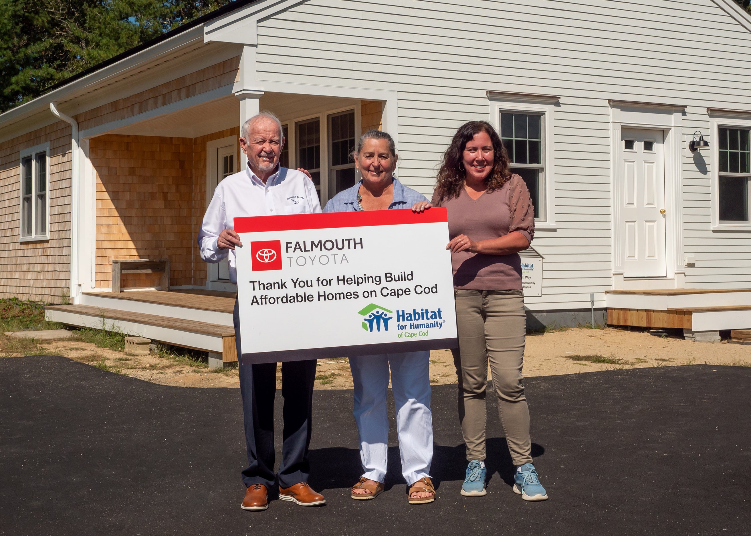 Falmouth Toyota Charity Work with Habitat for Humanity - Supporting Local Cape Cod Charities and Families since 1982